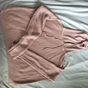Cozy peach hoodie